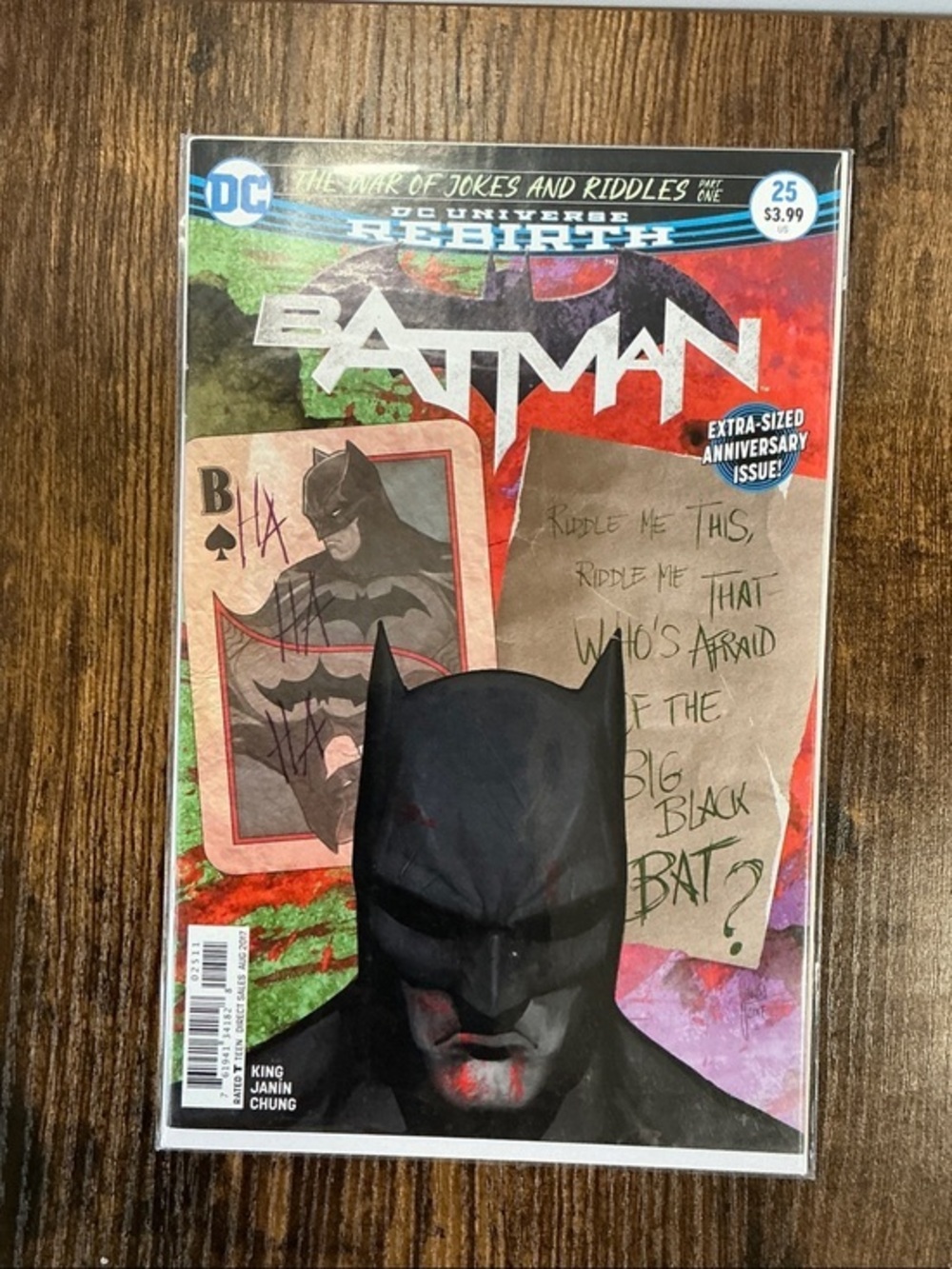DC Batman Comic Cover — Black, Red, Green Accents